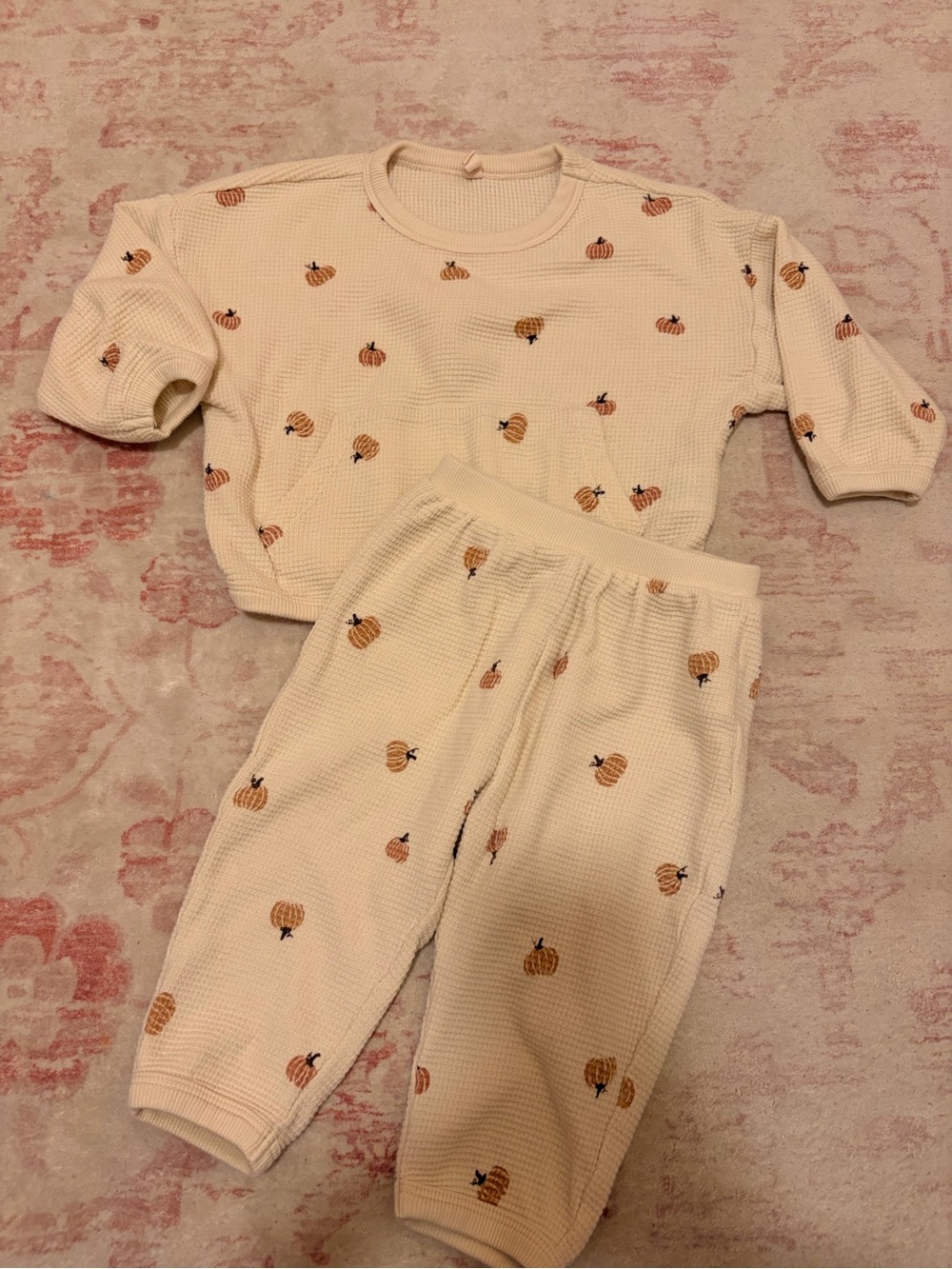 Quincy Mae Pumpkin Waffle Set